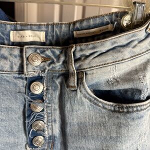 Cleo + Wolf Light Blue Bootcut Jeans